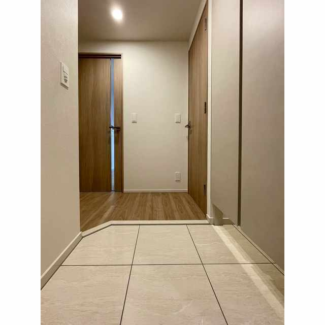 プラネソシエ青戸の玄関