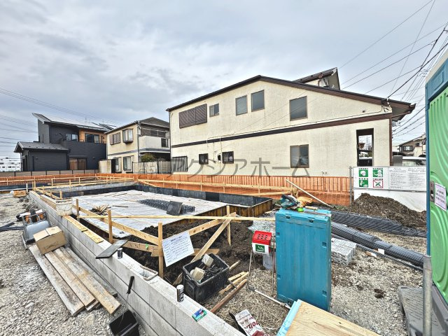 所沢市向陽町・全3棟　新築一戸建　2号棟　～オール電化～の外観|現地写真（2026年3月23日撮影）