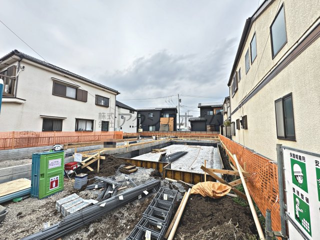 所沢市向陽町・全3棟　新築一戸建　2号棟　～オール電化～の外観|現地写真（2026年3月23日撮影）