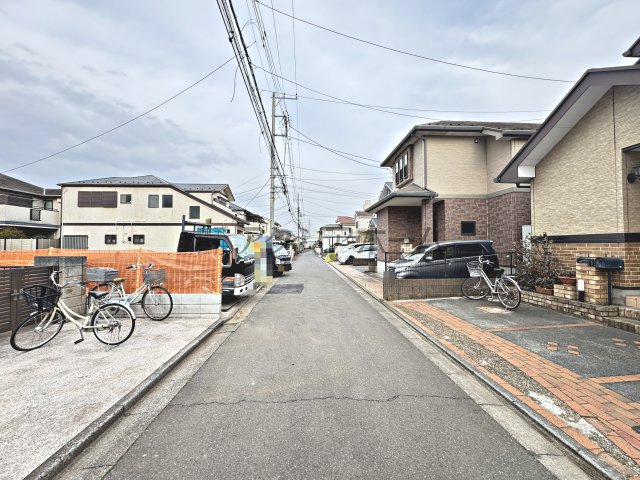 所沢市向陽町・全3棟　新築一戸建　2号棟　～オール電化～の前面道路含む現地写真|現地写真（2026年3月23日撮影）