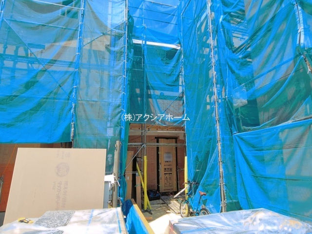 所沢市向陽町・全3棟　新築一戸建　2号棟　～オール電化～の外観|現地写真（2026年4月15日）