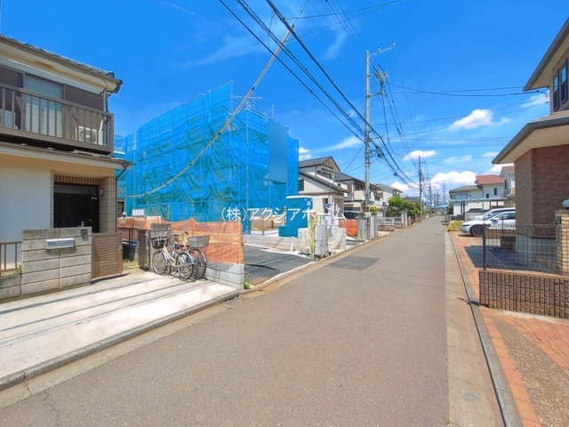 所沢市向陽町・全3棟　新築一戸建　2号棟　～オール電化～の外観|現地写真（2026年4月15日）