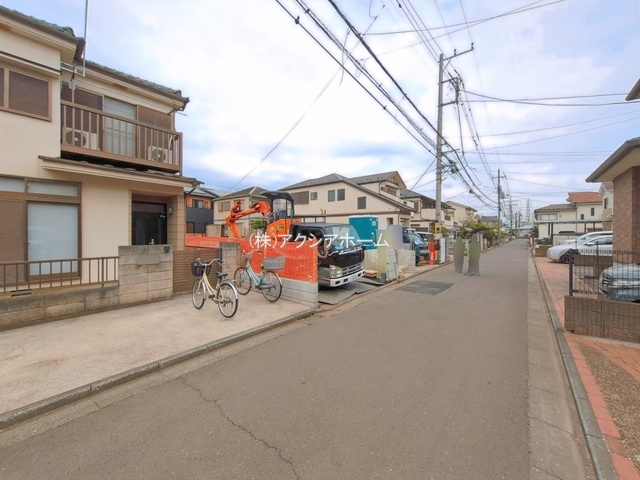 所沢市向陽町・全3棟　新築一戸建　2号棟　～オール電化～の外観|現地写真（2026年3月30日撮影）