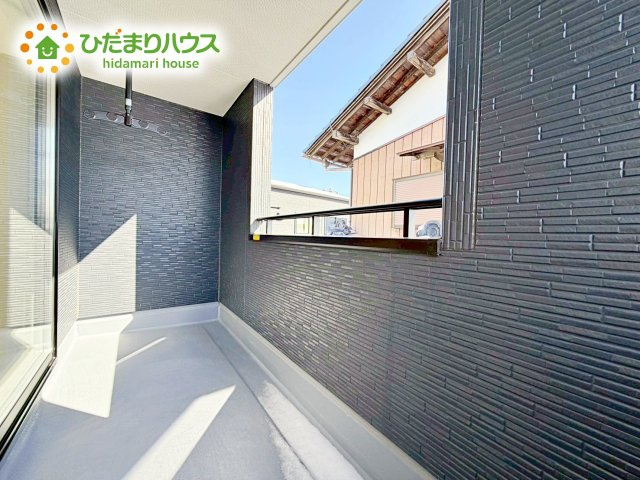 【バルコニー】 | 水戸赤塚4期　新築戸建 | 人気が高いインナーバルコニーを採用♪天候を気にせず洗濯物を干せ、紫外線も気にせずに済みます(*^^)v