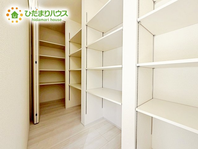 【収納】 | 水戸赤塚4期　新築戸建 | パントリーがあれば、キッチン周りをスッキリさせることができます！