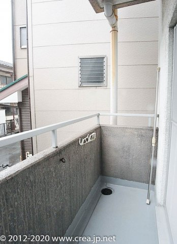 セジュールドミワ参番館のバルコニー