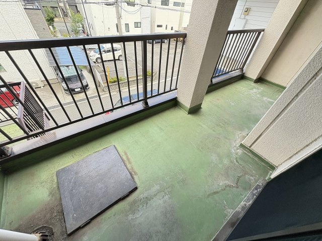 サンハイツのバルコニー