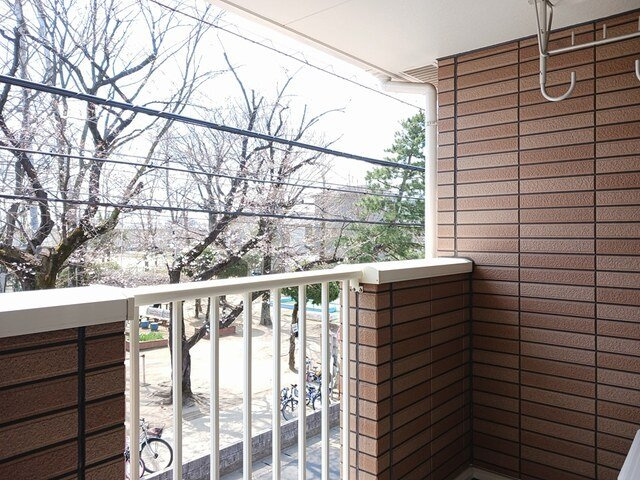パークサイドのバルコニー