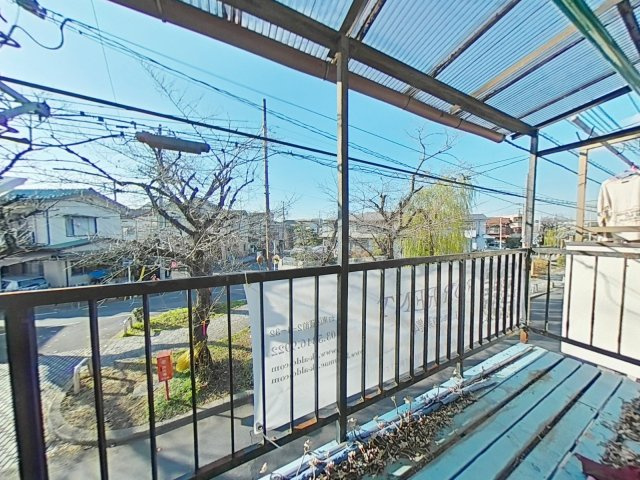 桜望（さくらみ）テラス志木のバルコニー|春にはベランダから桜が見れます！