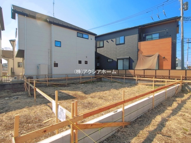 所沢市向陽町・全3棟　新築一戸建　3号棟　～オール電化～の外観|現地写真（2026年3月23日撮影）