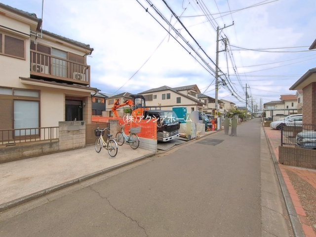 所沢市向陽町・全3棟　新築一戸建　3号棟　～オール電化～の外観|現地写真（2026年3月30日撮影）