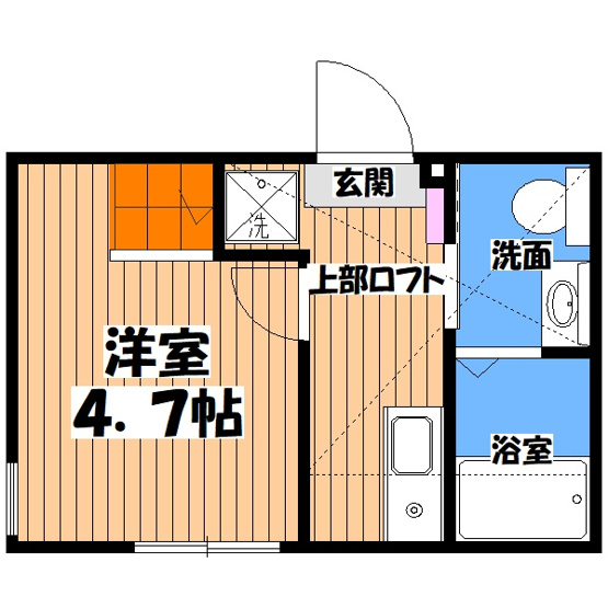 【間取り】 | ブルックリンヒル 6th St