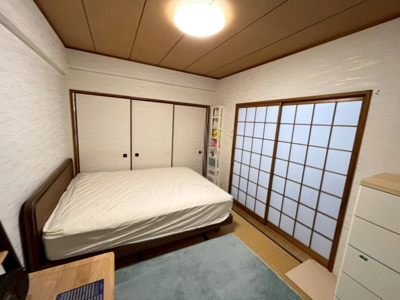 【寝室】 | 近鉄南港ガーデンハイツ21号棟 | 当物件については、居住中の為見学日程を別途営業担当よりお電話で調整させて頂くことがございます。予めご了承くださいませ。