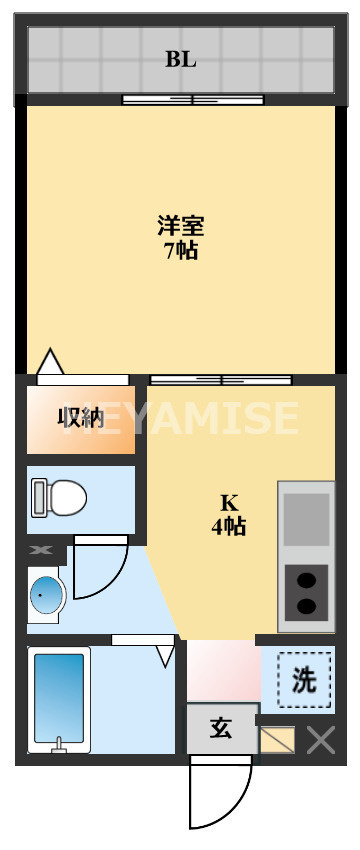 フレグランスNAOの間取り
