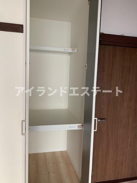 浅田アパート　駅近　内装リフォーム済　シャワールームの収納