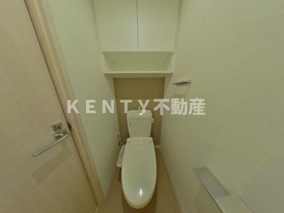 【トイレ】 | アジールコート池上 | 清潔感のあるトイレです