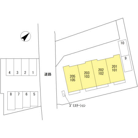 TRANQUILの区画図