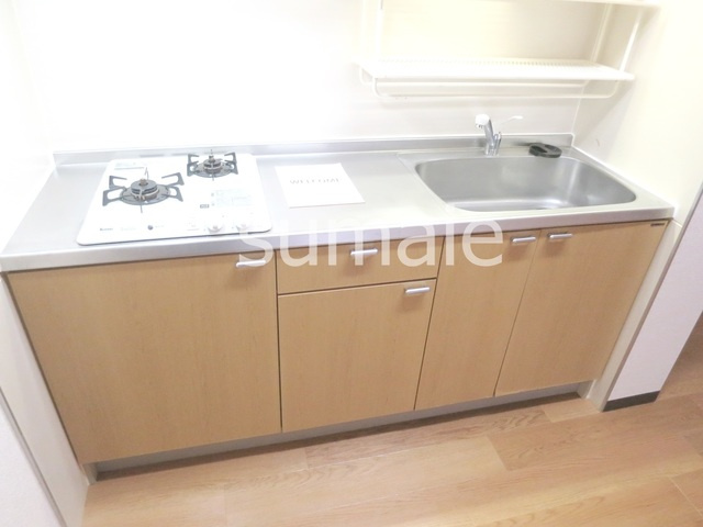 エスポワール篠崎のキッチン|２口ガスコンロキッチンです。