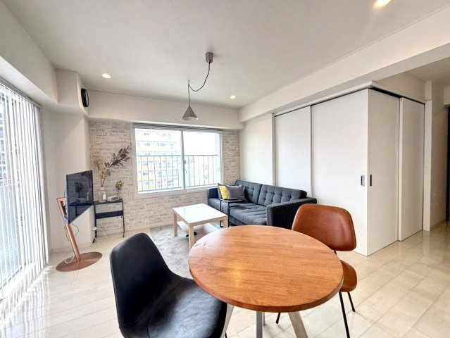 南堀江スカイハイツの居間・リビング