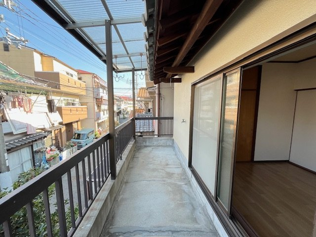 堺市中区陶器北戸建のバルコニー
