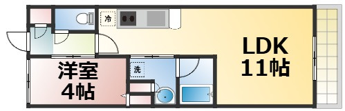 【間取り】 | フェルム天王寺イースト　仲介手数料無料