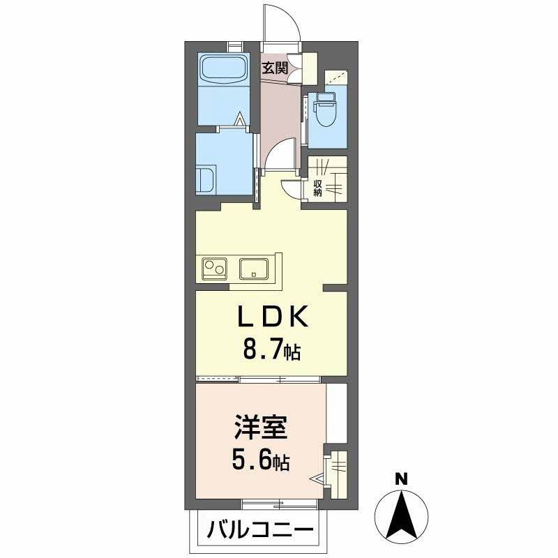 ジュネスコートの間取り