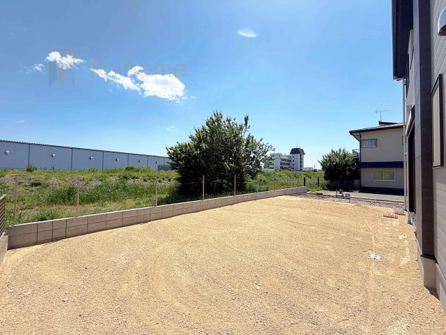 水戸市住吉町5期　新築戸建て　1号棟の庭|広々とした日当たりの良いお庭！お子様の遊び場などお家時間を満喫♪