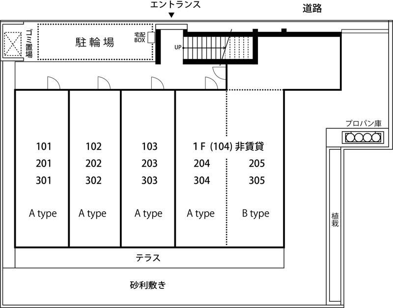 リブリ・クレールの区画図