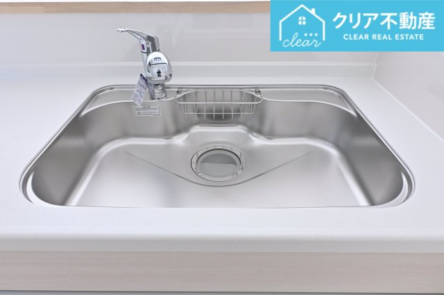 【設備】 | 太田市新田木崎町第10　クレイドルガーデン | 手入れしやすいステンレスシンク