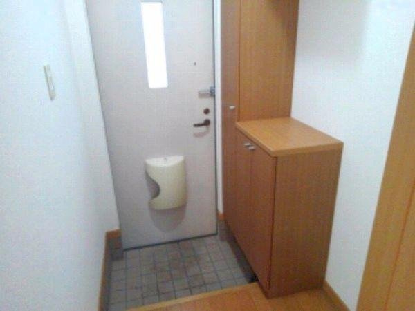 ソレイユ　レジデンスの玄関|収納もある玄関です