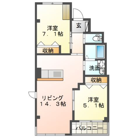樹ノ里の間取り