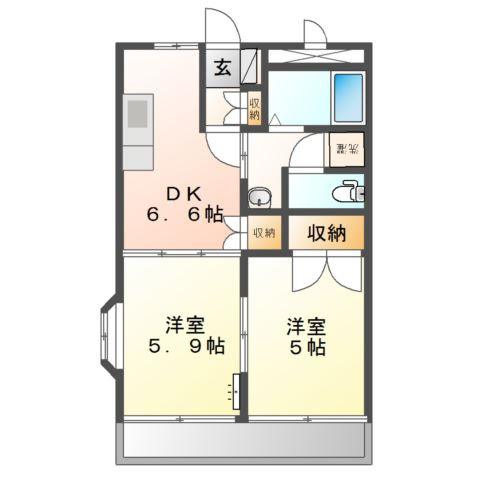 リバーグレイスの間取り