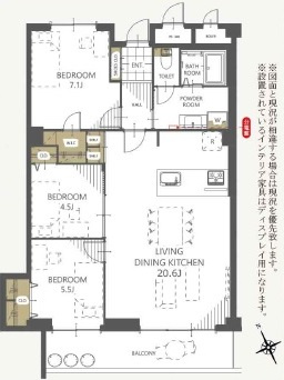 【間取り】 | 舞子五色塚ハイツ