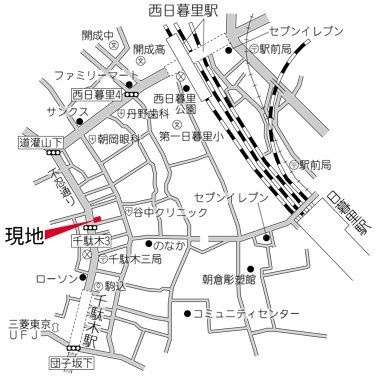 【地図】 | ＫＤＸレジデンス千駄木