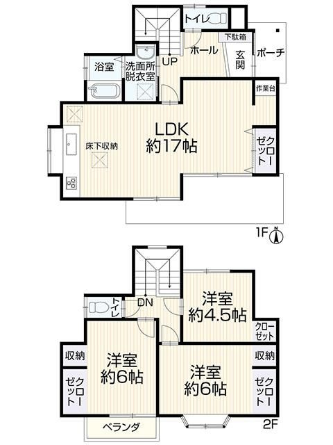 戸建 横浜市緑区十日市場町の間取り