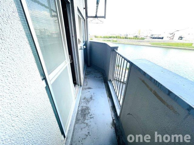 グリーンハイツ東三国のバルコニー|◆北東側バルコニーです!!リバーサイドで建物がなく明るいバルコニーです!!