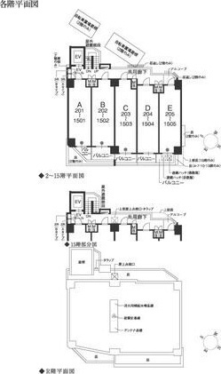 エステムコート名古屋グランツの区画図