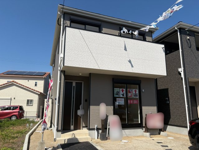 京都郡苅田町京町1丁目　新築一戸建ての外観|シンプルながらもオシャレな外観♪
【苅田町　新築戸建て】