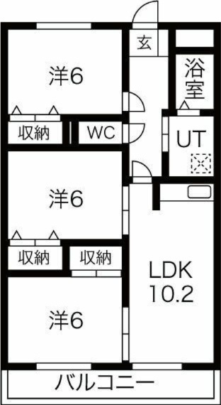 ベルドミール平戸橋1番館の間取り