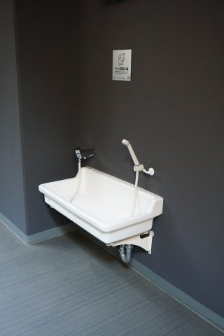 プレミアムレジデンス町屋のその他共用部分|ペット用足洗い場です