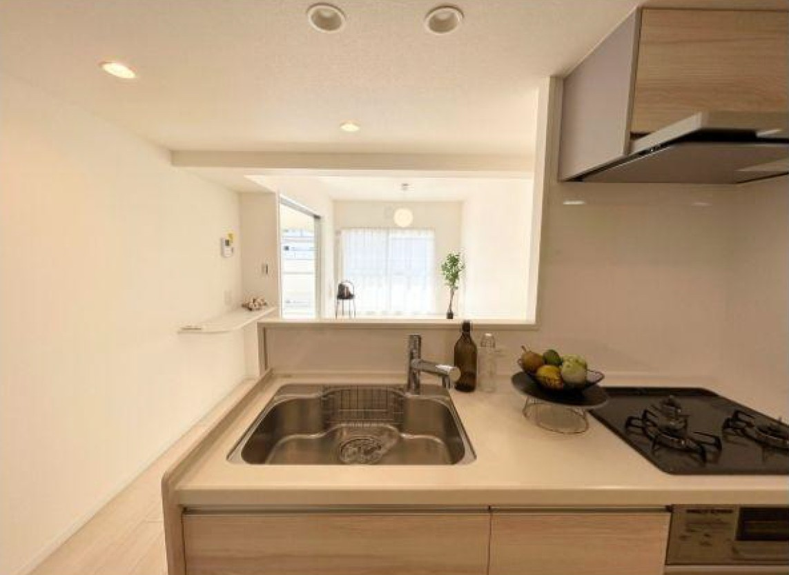 越谷ファミリータウンA棟のキッチン