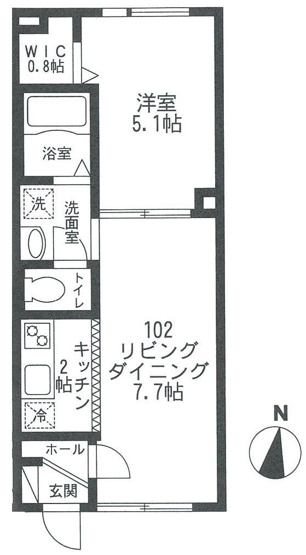 【間取り】 | パーシモン中野富士見町
