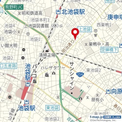 【地図】 | ディアレイシャス池袋