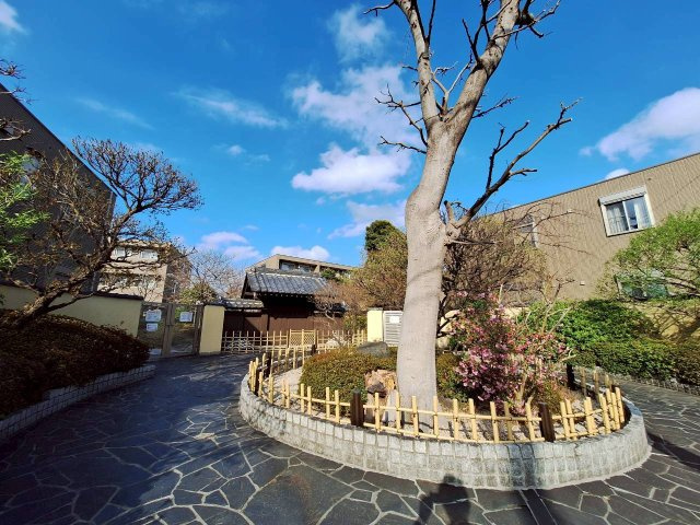 扇グリーンヴィレッジ　Ａのエントランス|中庭