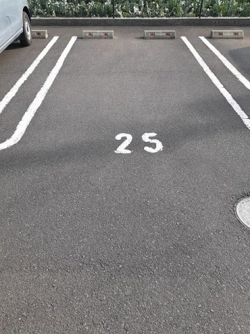 グリーンパレスの駐車場