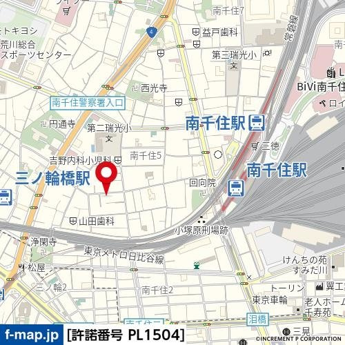 Comfort南千住の地図