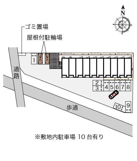 クレイノエスペランサ神立の区画図|画像4