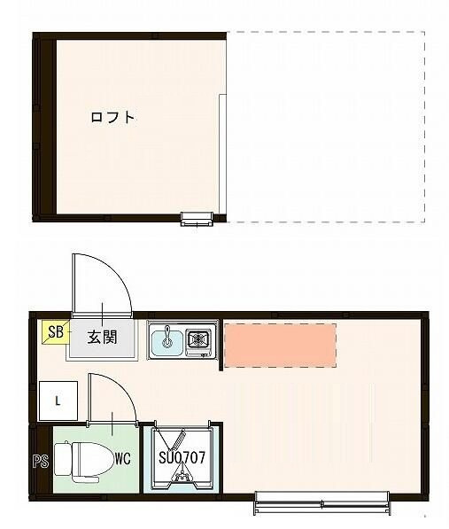 ハーモニーテラス西ヶ原Ⅲの間取り|間取りです。