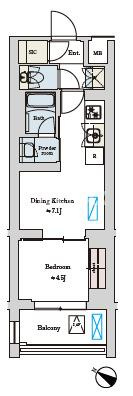 間取り図は反転タイプです