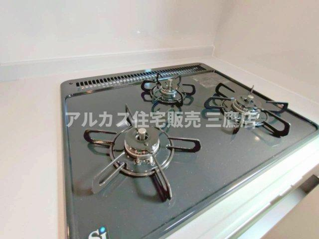 京王線 調布駅バス22分北ノ台小学校停歩4分 新築戸建 調布市深大寺北町2丁目のキッチン